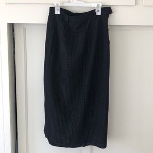 Vintage black mid length skirt